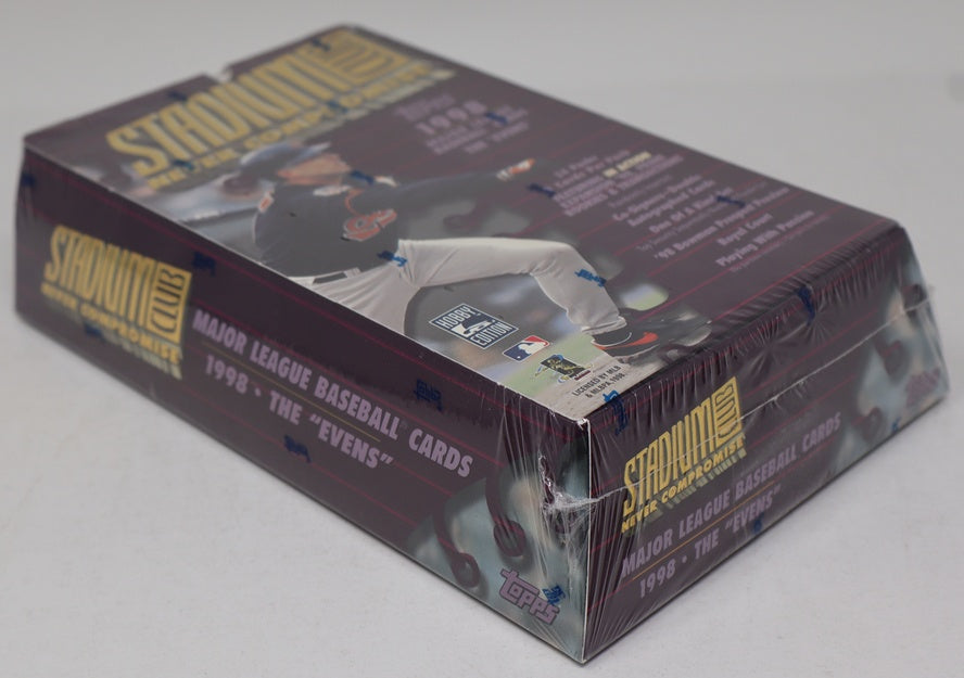 1998 Topps Stadium Club Baseball The Evens Box (Hobby) (24/9)