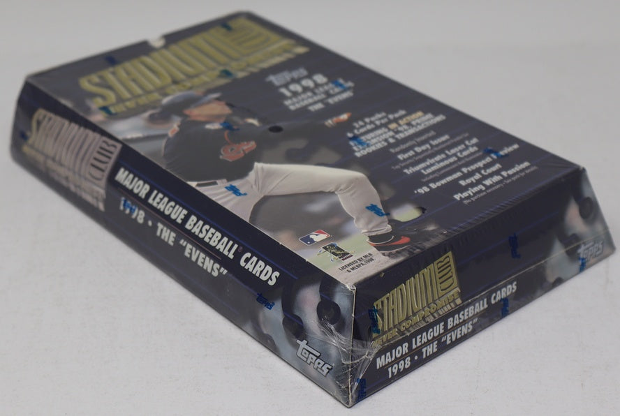 1998 Topps Stadium Club Baseball The Evens Box (Retail) (24/6)