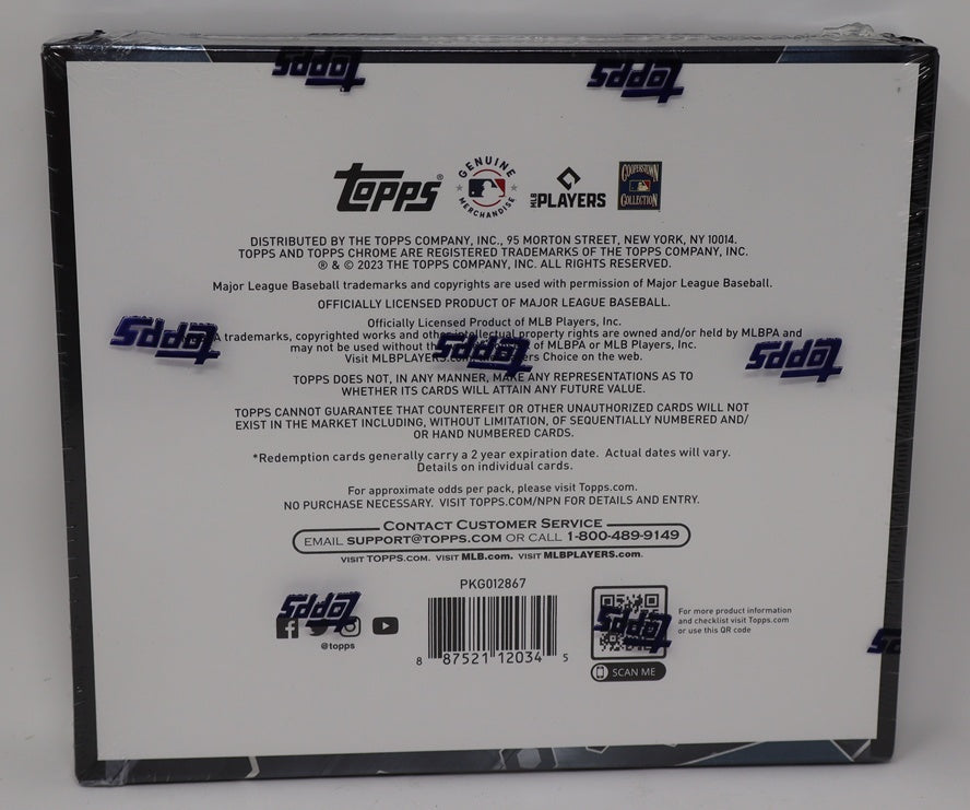 2023 Topps Chrome Black Baseball Box (Hobby) (4 Cards)