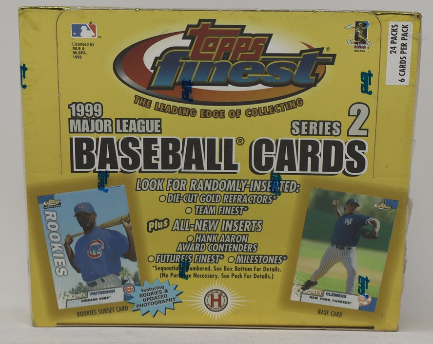 1999 Topps Finest Baseball Series 2 Box (Hobby) (24/6)