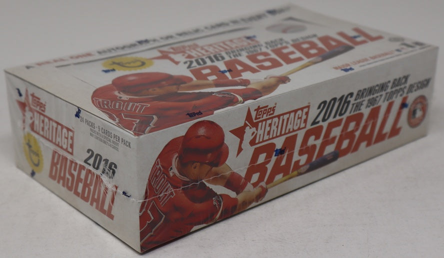 2016 Topps Heritage Baseball Box (Hobby) (24/9)