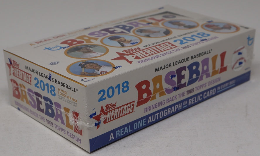 2018 Topps Heritage Baseball Box (Hobby) (24/9)