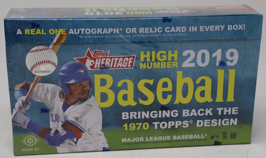 2019 Topps Heritage High Number Baseball Box (Hobby) (24/9)