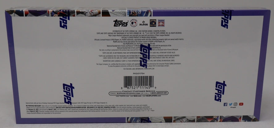 2022 Topps Heritage Baseball High Number Box (Hobby) (24/9)