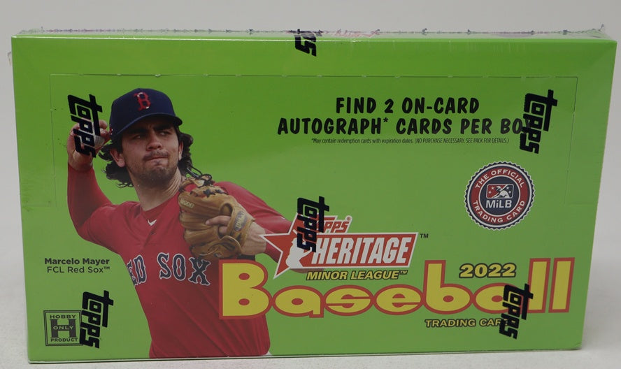 2022 Topps Heritage Minor League Baseball Box (Hobby) (18/8)