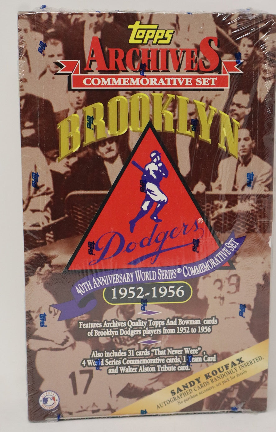 1995 Topps Archives Baseball Brooklyn Dodgers Box