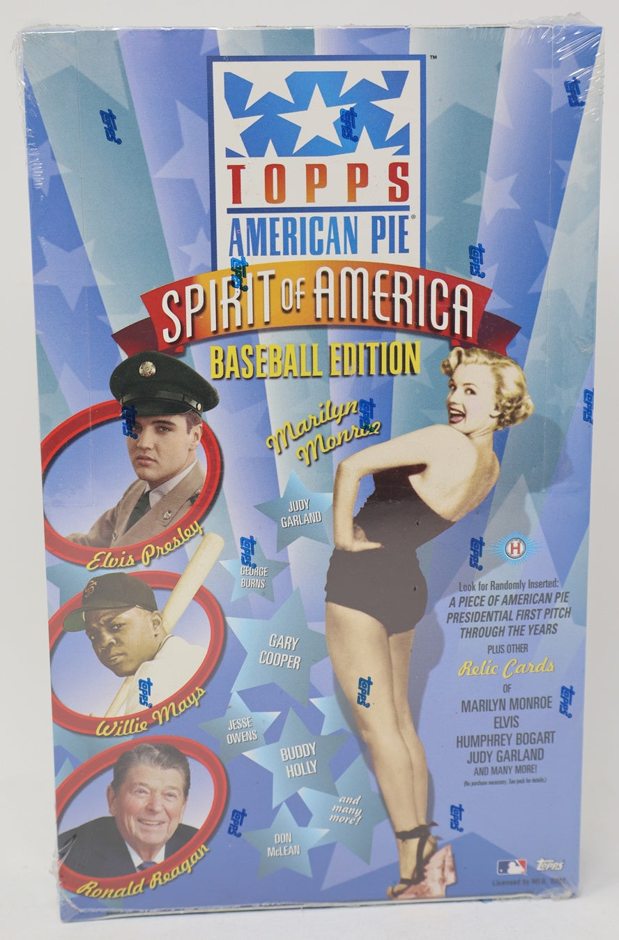 2002 Topps American Pie Spirit of America Baseball Edition Box (Hobby) (24/7)