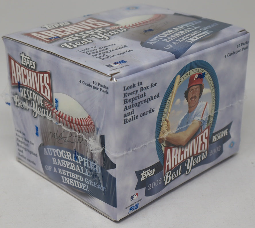 2002 Topps Archives Reserve Best Years Baseball Box (Hobby) (10/4)