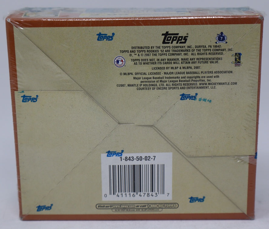2007 Topps 1952 Style Rookies Baseball Box (Retail) (24/6)