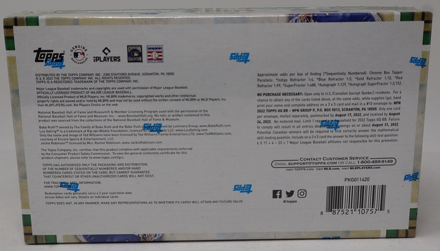 2022 Topps Gypsy Queen Baseball Box (Hobby) (24/8)