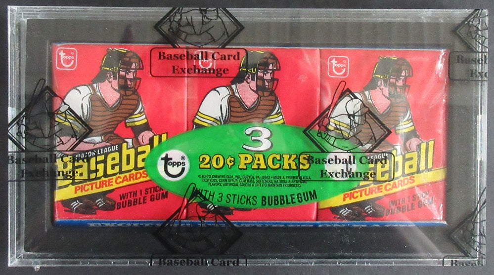 1978 Topps Baseball Unopened Wax Pack Tray (BBCE)