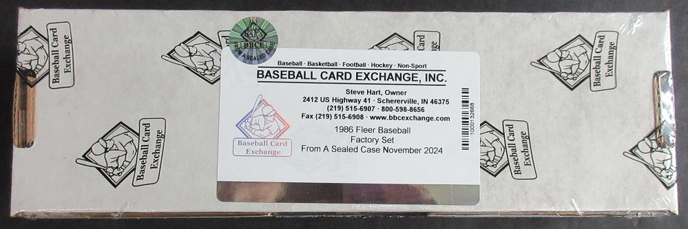1986 Fleer Baseball Factory Set (FASC)