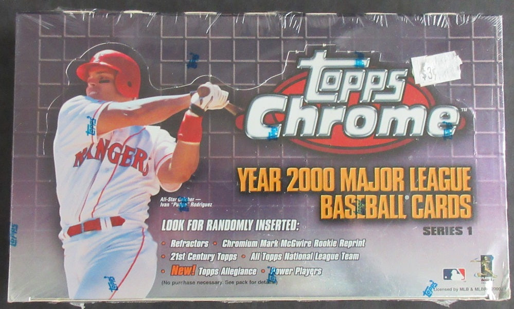 2000 Topps Chrome Baseball Series 1 Box (Retail)