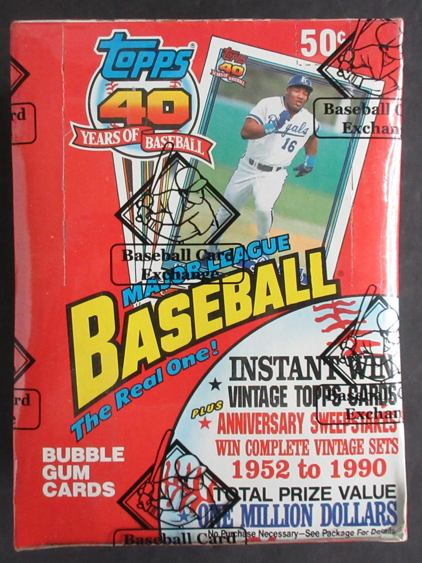 1991 Topps Baseball Unopened Wax Box (FASC)