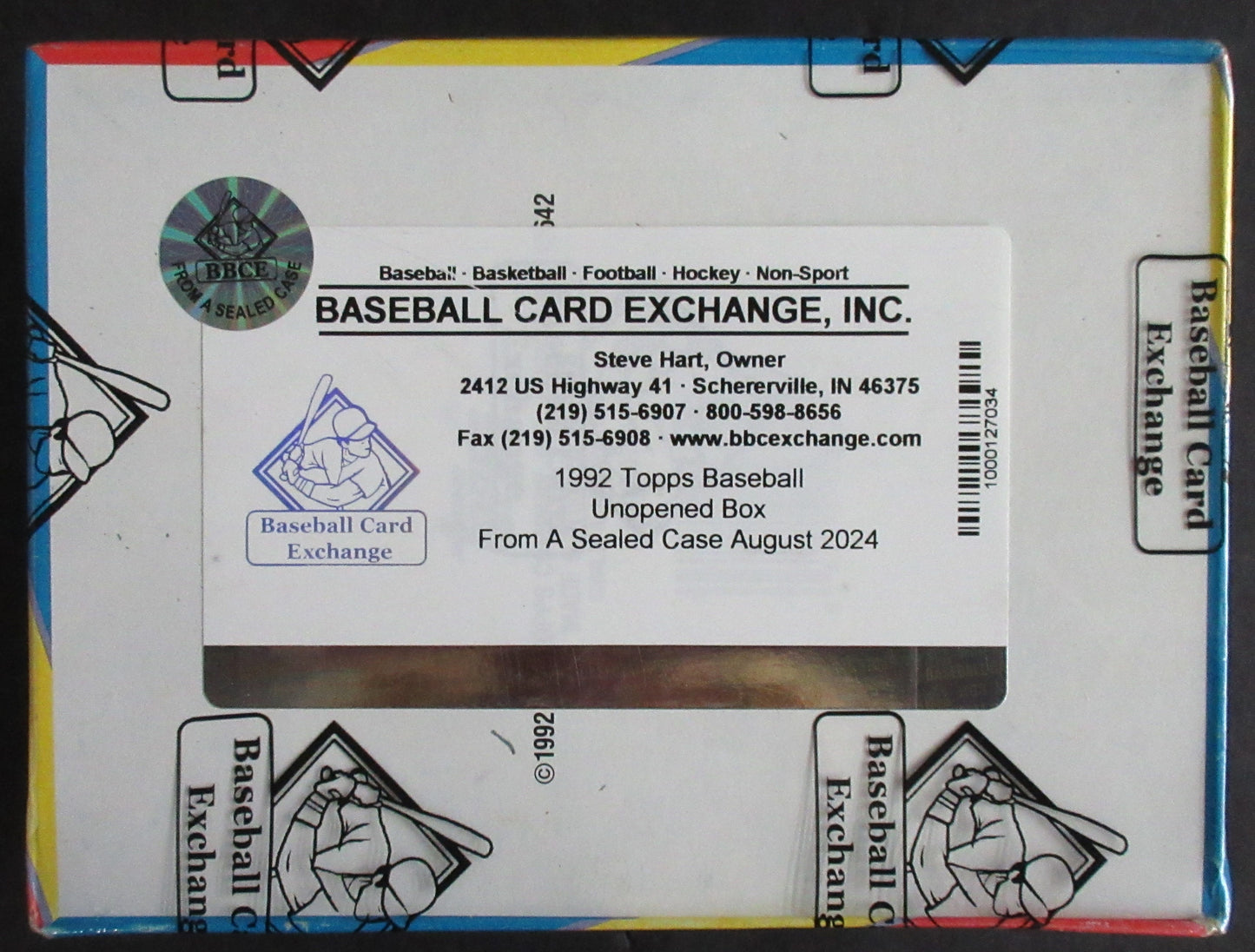 1992 Topps Baseball Unopened Box (FASC)