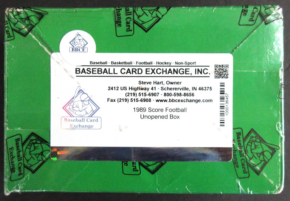 1989 Score Football Unopened Box (BBCE)
