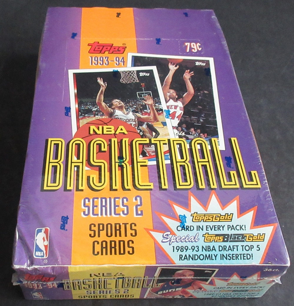 1993/94 Topps Basketball Series 2 Box (36/12)