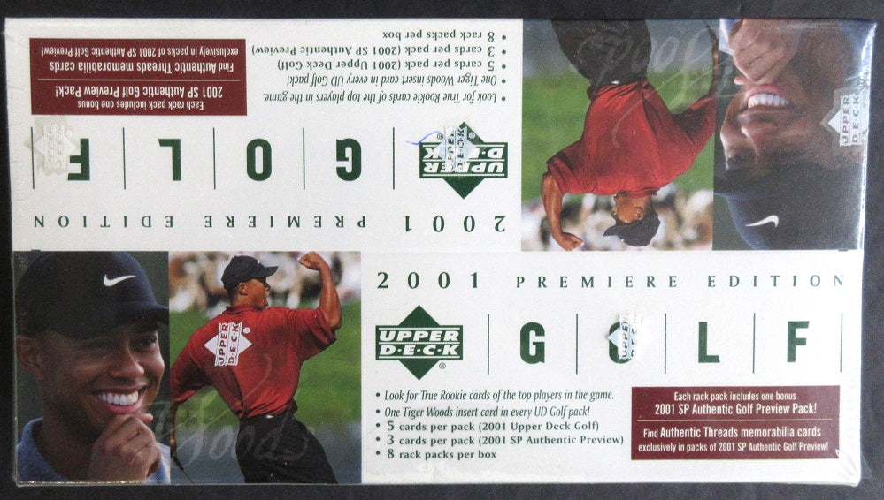 2001 Upper Deck Golf Rack Box