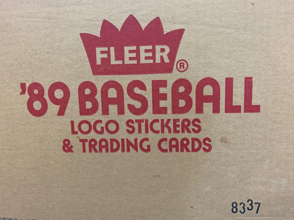 1989 Fleer Baseball Unopened Wax Box (FASC) (Code 8337)