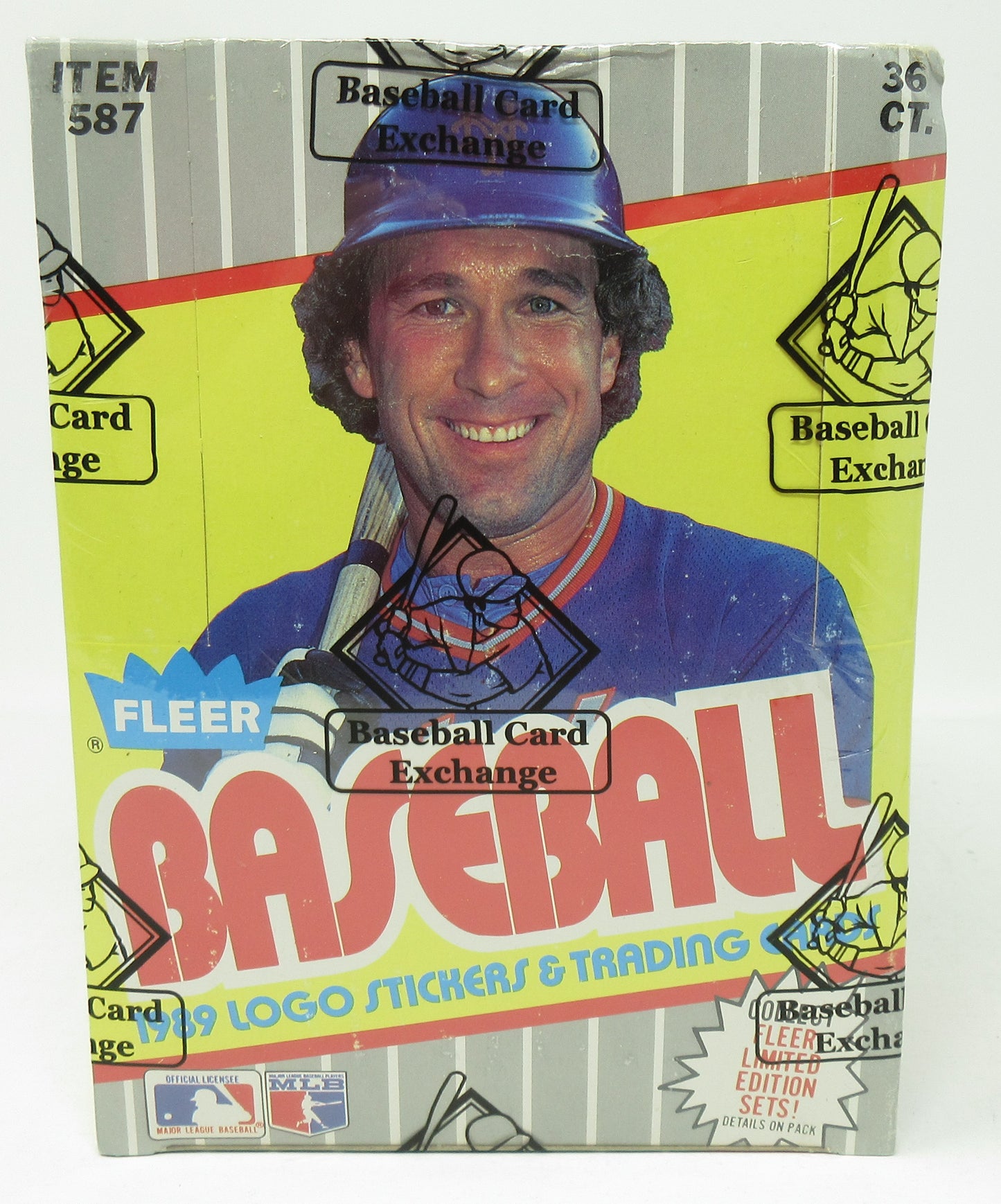 1989 Fleer Baseball Unopened Wax Box (FASC) (Code 83551)
