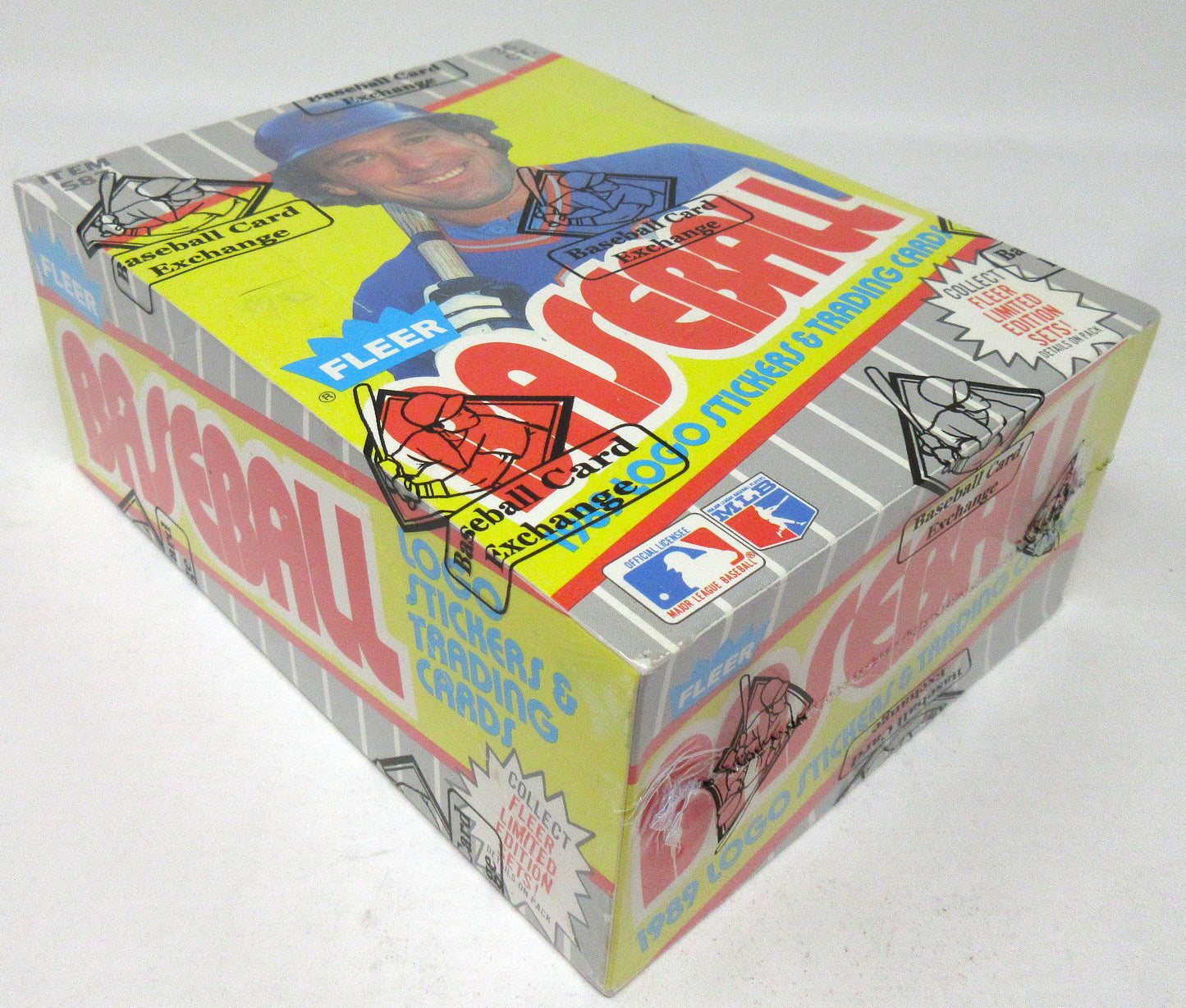 1989 Fleer Baseball Unopened Wax Box (FASC) (Code 91162)