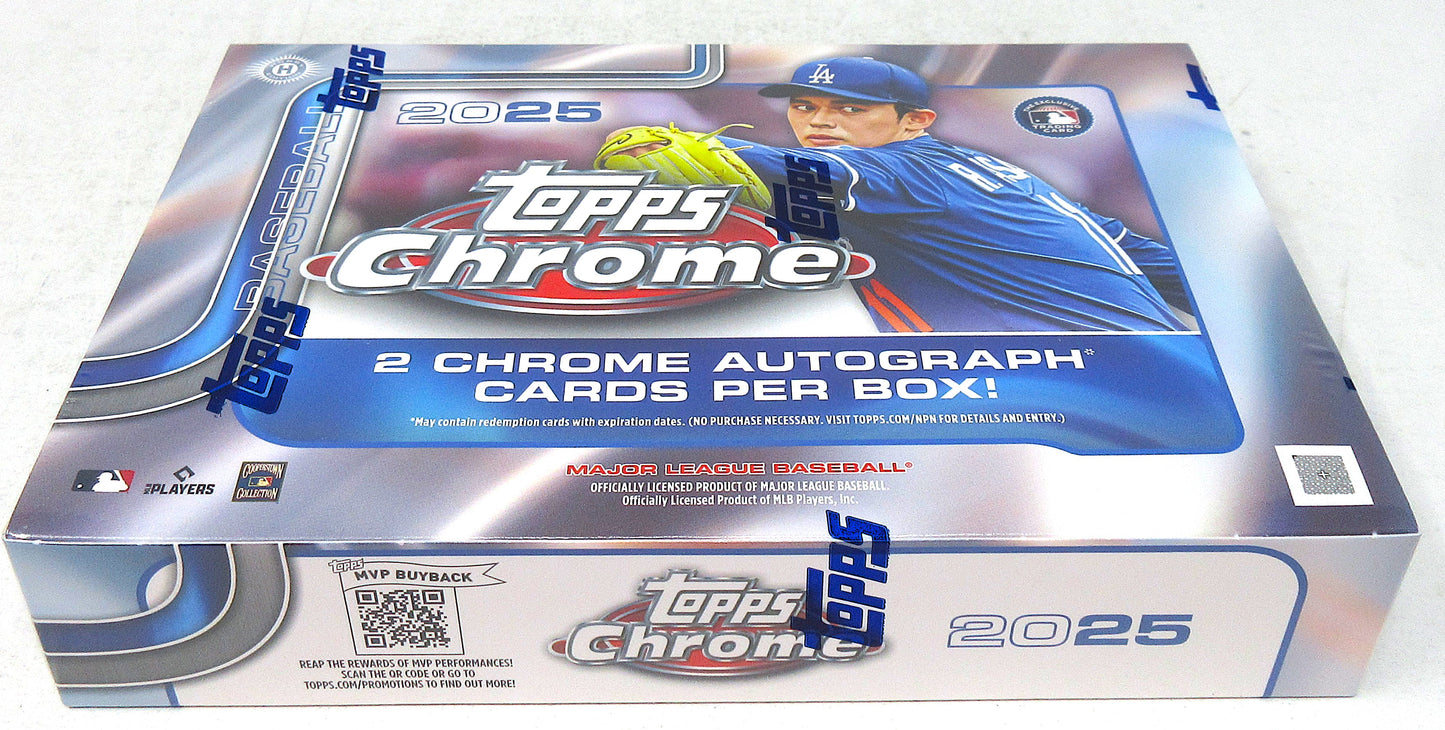 2025 Topps Chrome Baseball Breaker's Delight Box (Hobby) (1/12)