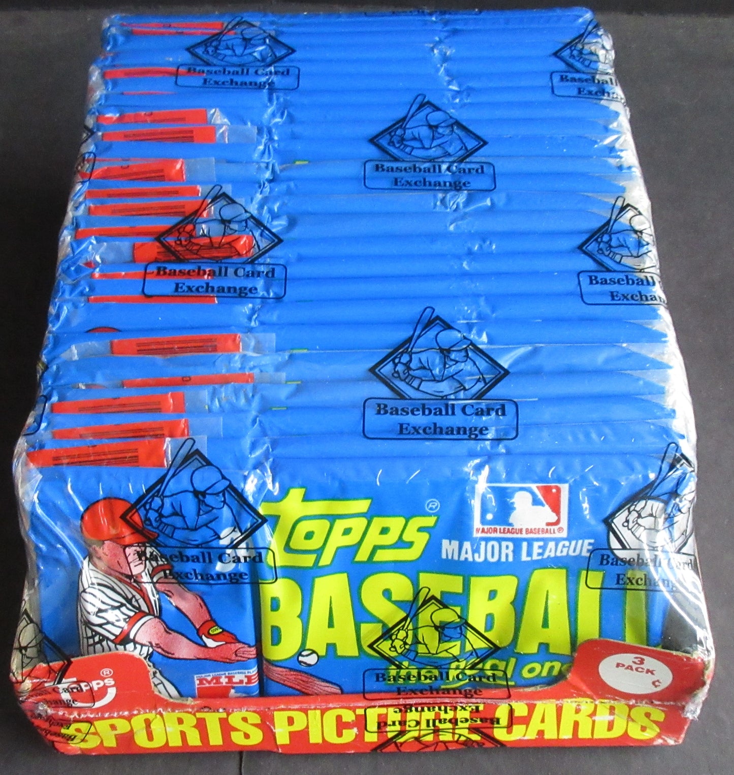1981 Topps Baseball Unopened Grocery Rack Pack Box (BBCE)