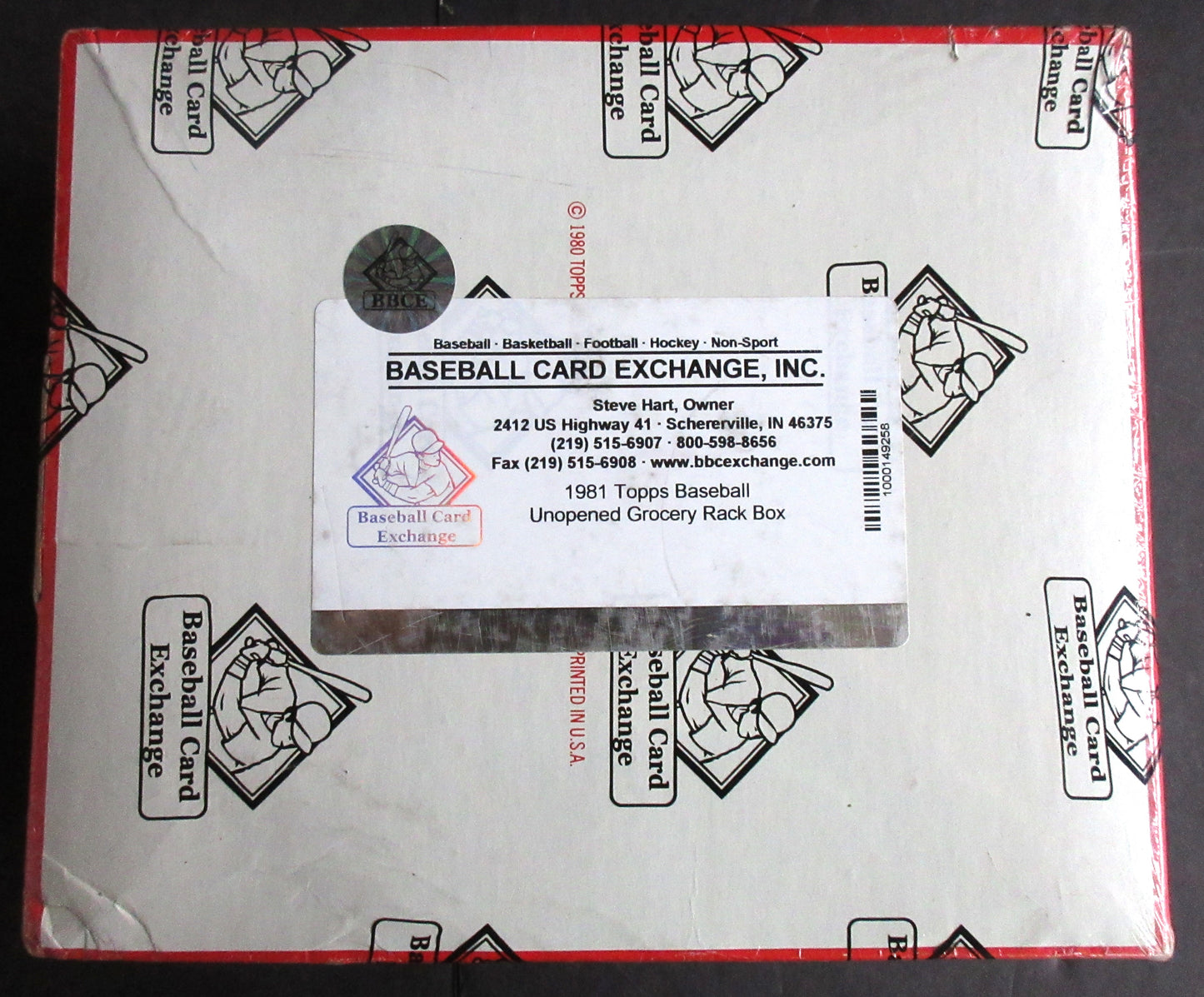 1981 Topps Baseball Unopened Grocery Rack Pack Box (BBCE)