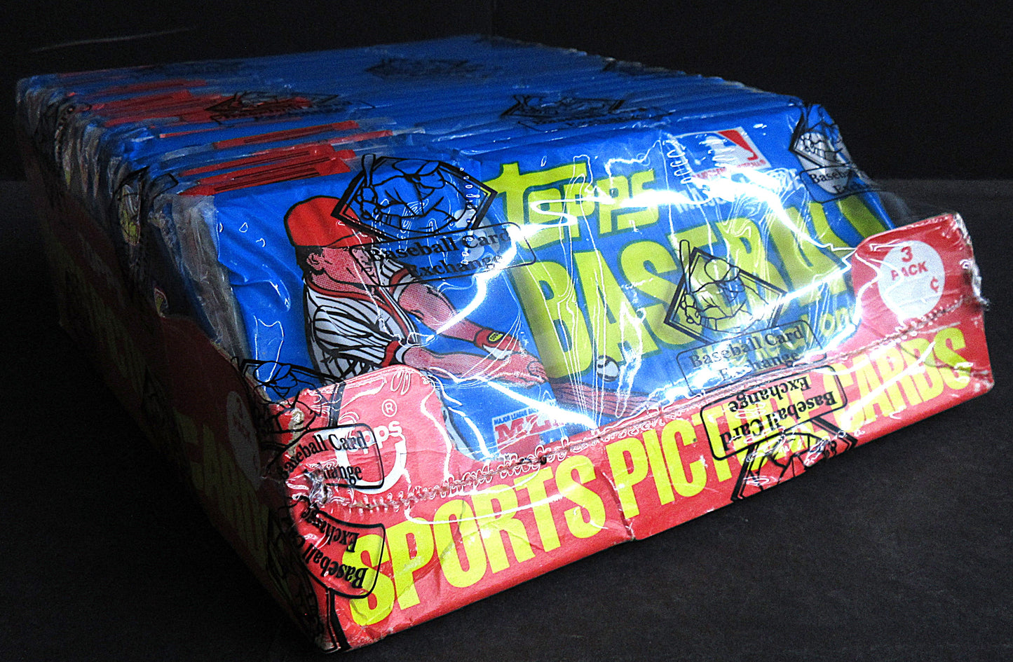 1981 Topps Baseball Unopened Grocery Rack Pack Box (BBCE)