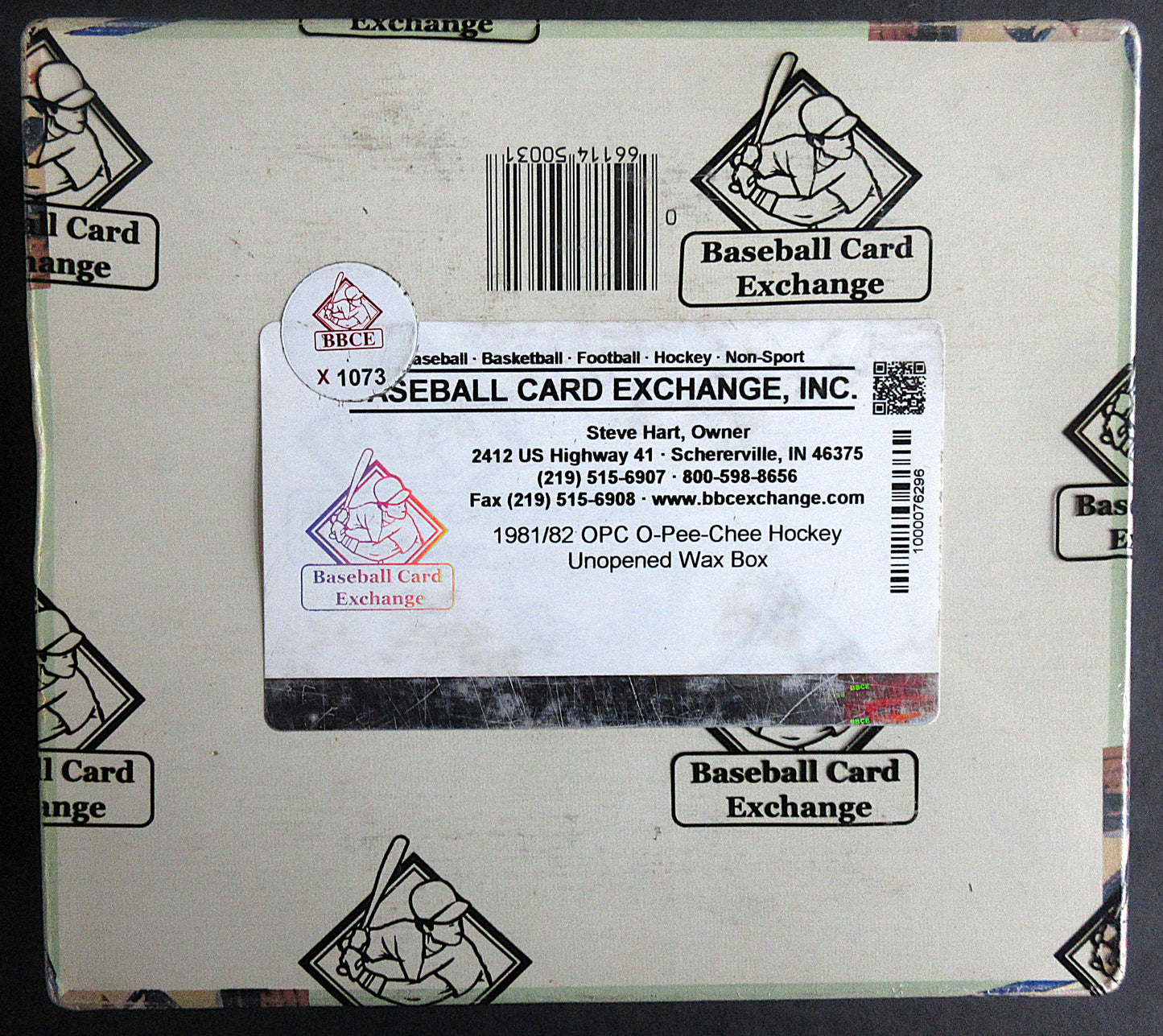 1981/82 OPC O-Pee-Chee Hockey Unopened Wax Box (BBCE) (X1073)