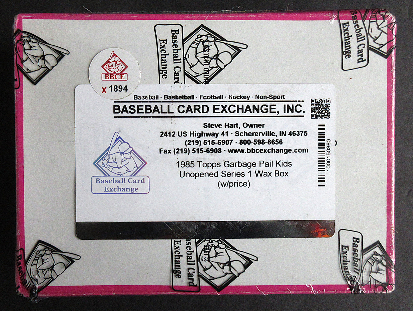 1985 Topps Garbage Pail Kids Series 1 Unopened Wax Box (w/ price) (BBCE) (X1894)
