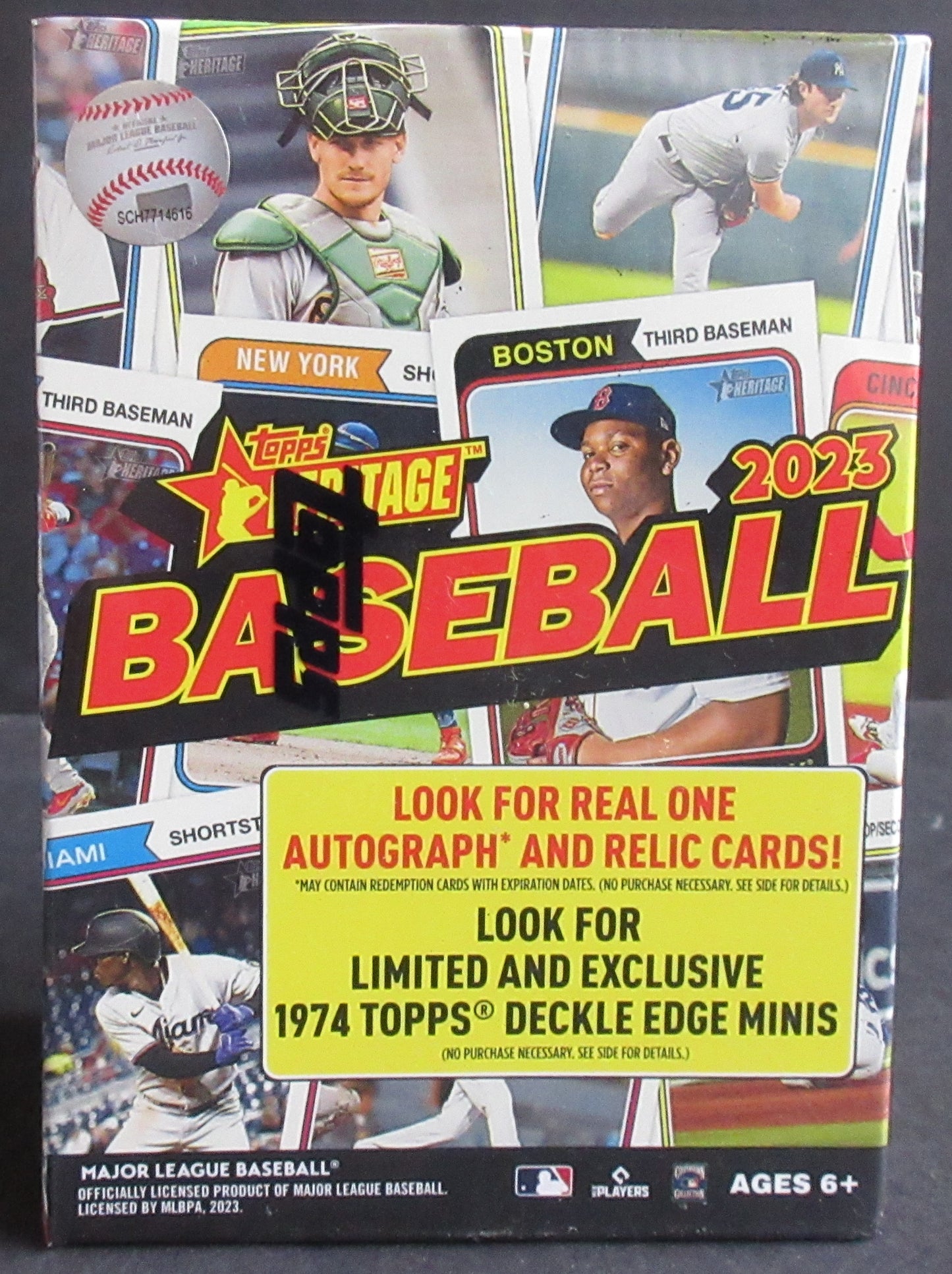 2023 Topps Heritage Baseball Blaster Box (Deckle Edge) (8/9)