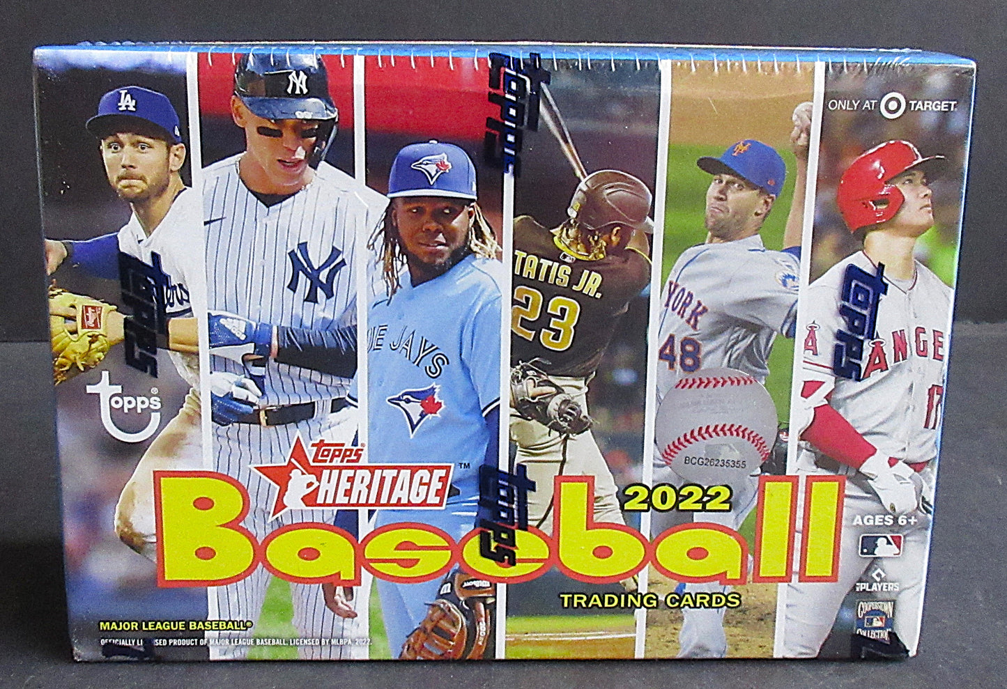 2022 Topps Heritage Baseball Blaster Box (Target) (17/9+3)