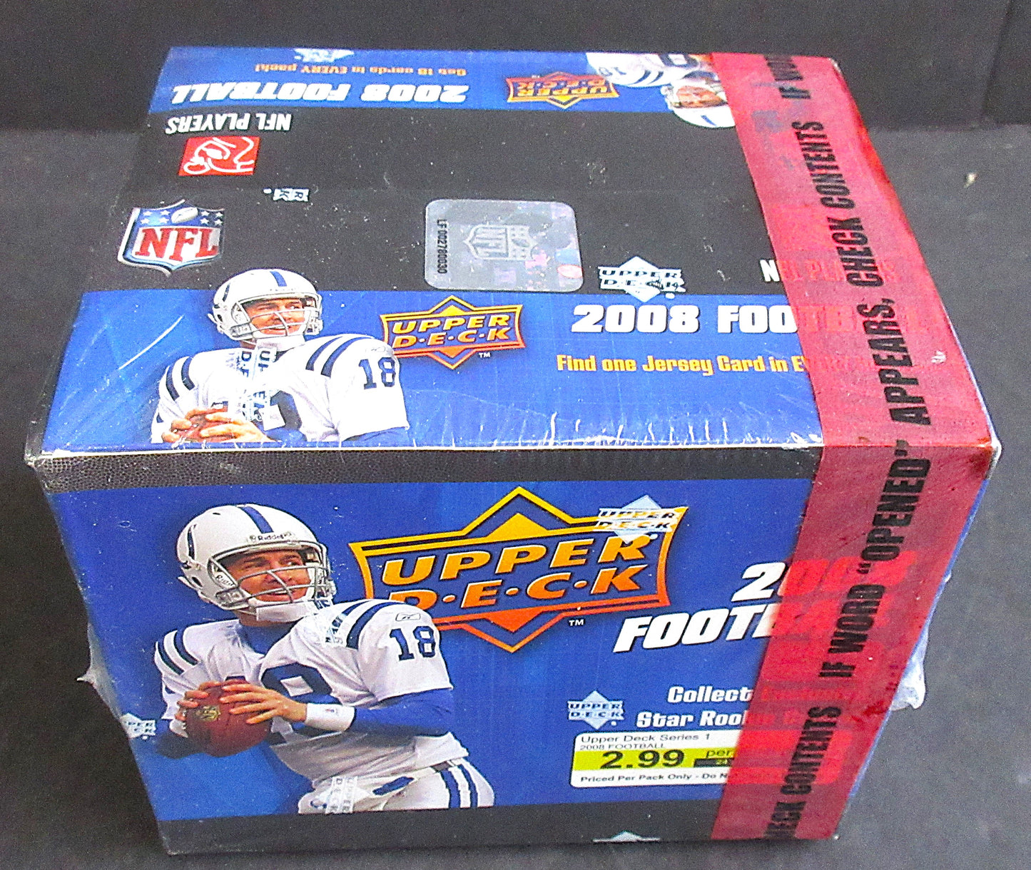 2008 Upper Deck Football Jumbo Box (Retail) (24/18)