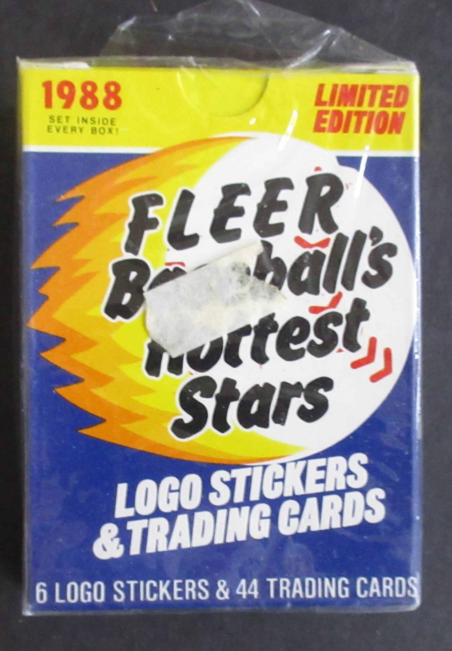 1988 Fleer Baseball Hottest Stars Factory Set (44/6)