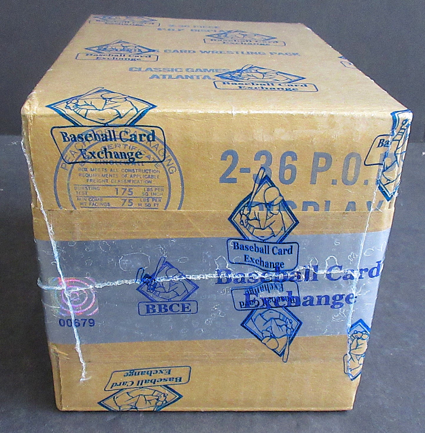 1990 Classic WWF Wrestling Series 1 Case (2 Box) (FASC) (BBCE) (A17636)