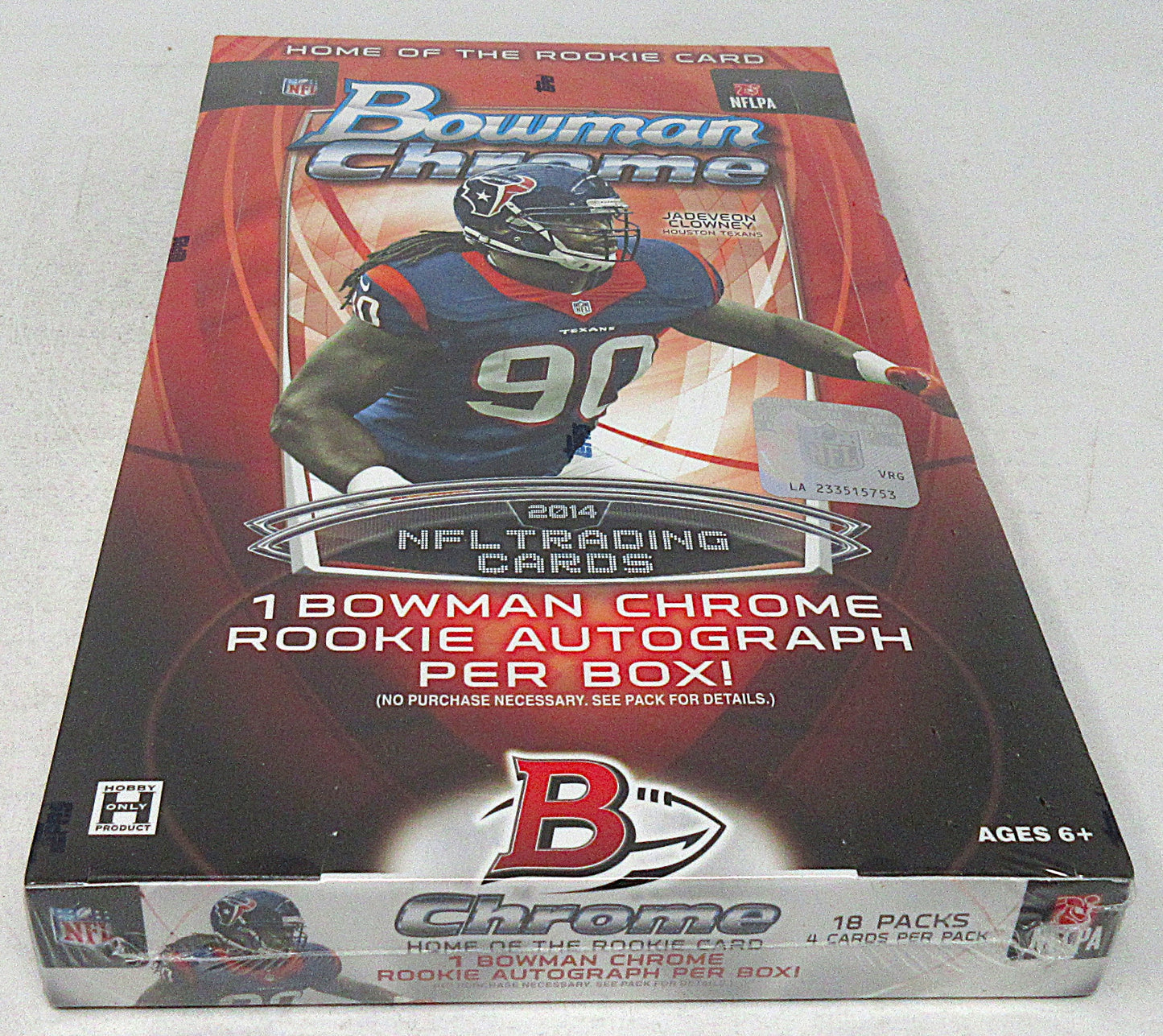 2014 Bowman Chrome Football Box (Hobby) (18/4)