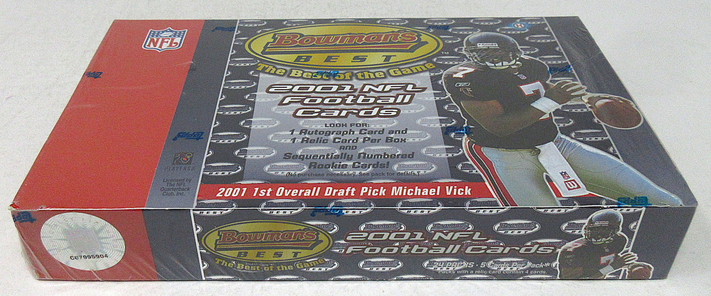 2001 Bowman's Best Football Box (Hobby) (24/5)