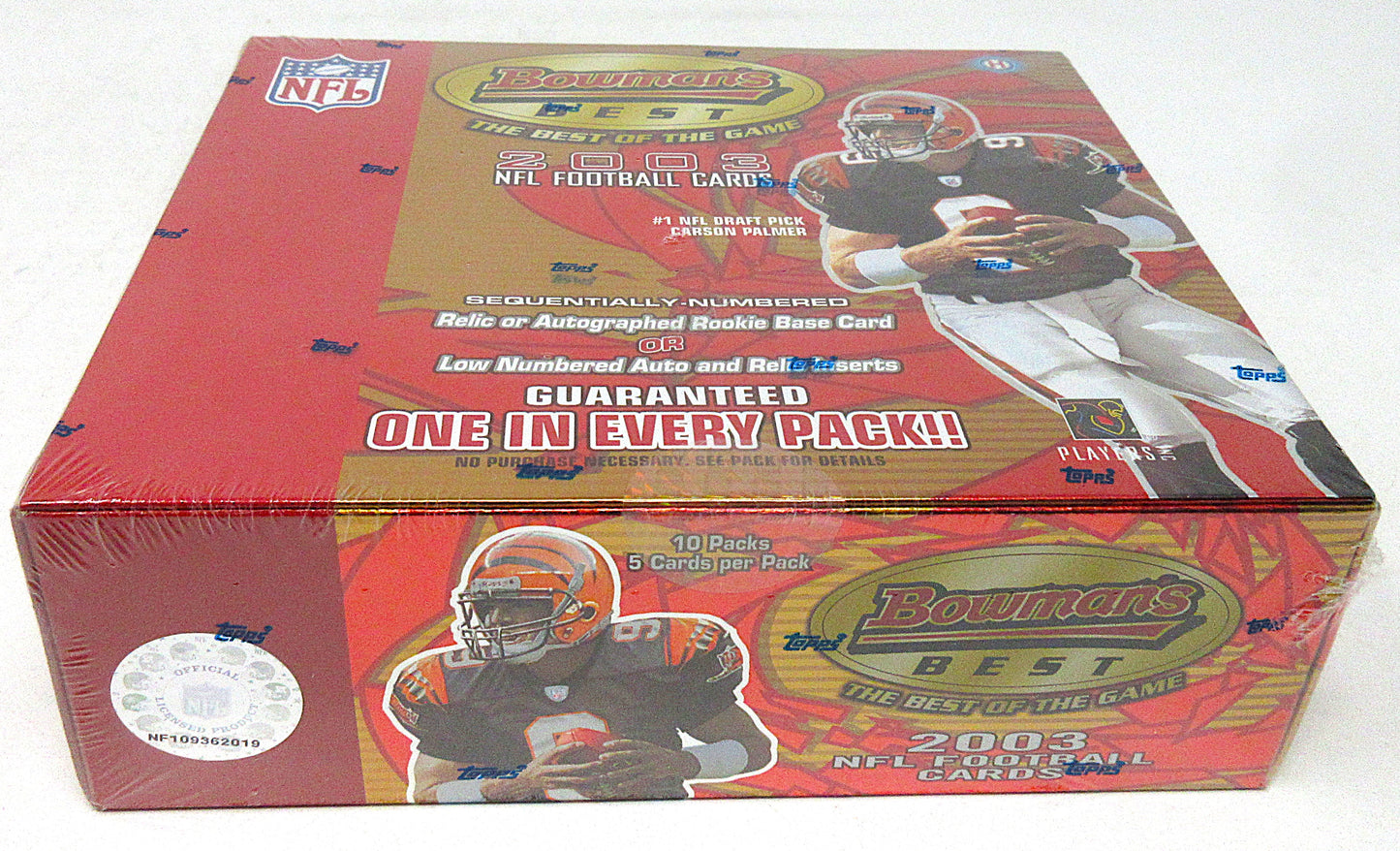 2003 Bowman's Best Football Box (Hobby) (10/5)