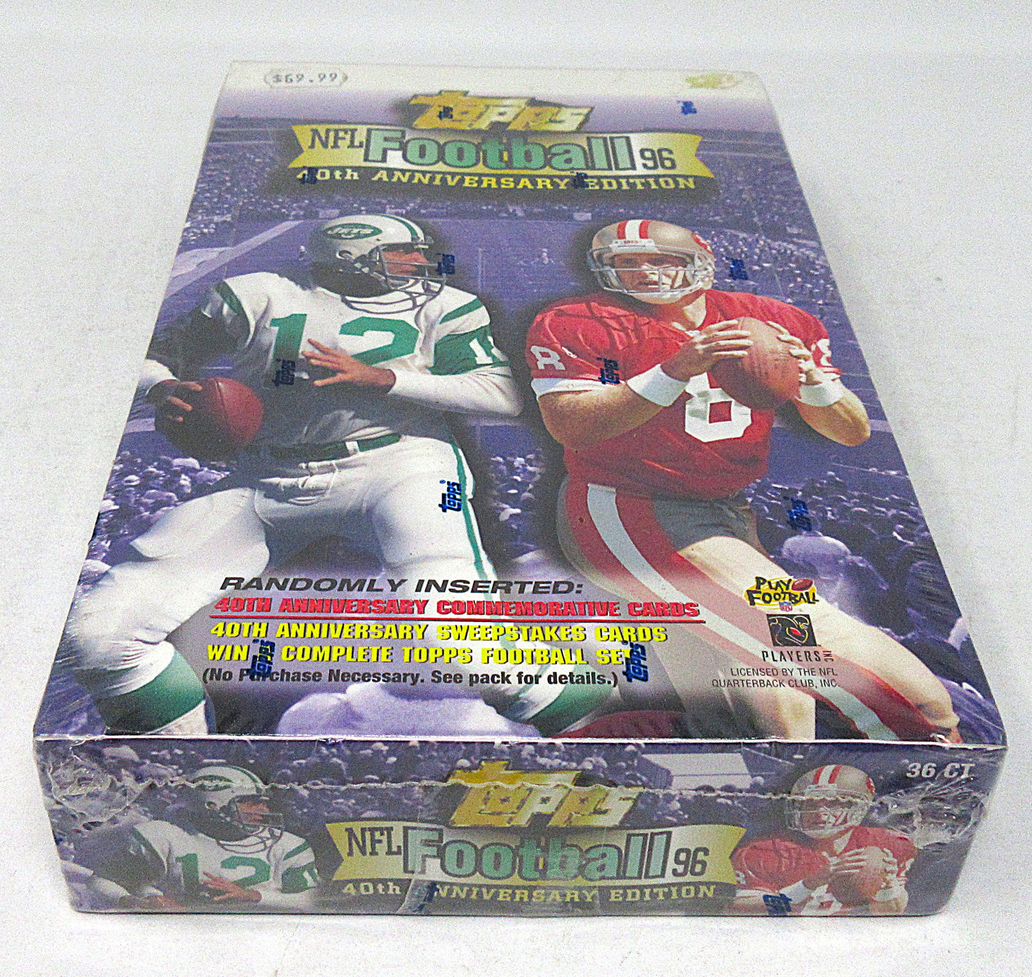 1996 Topps Football Box (Retail) (36/11)