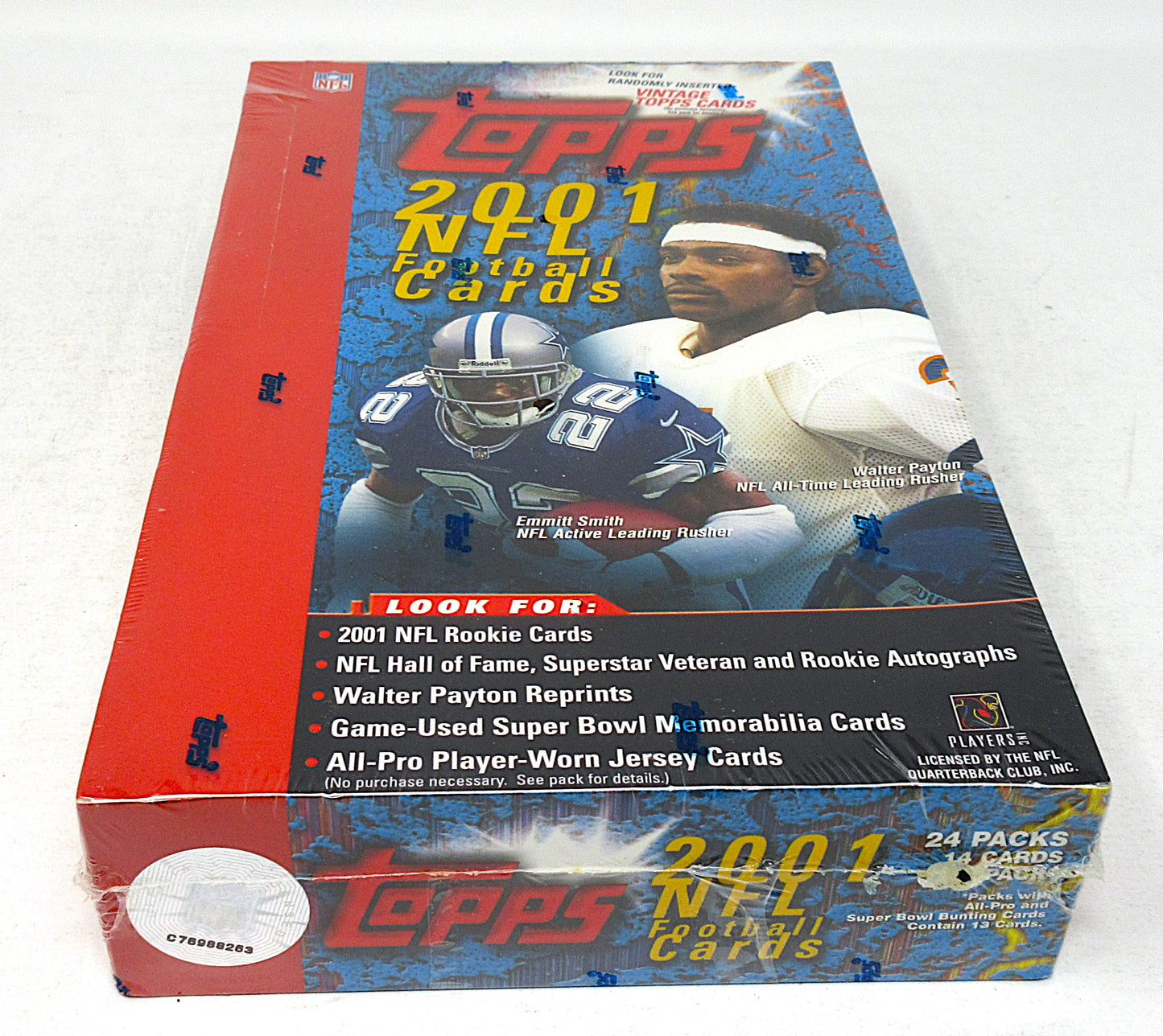 2001 Topps Football Box (Retail) (36/10)