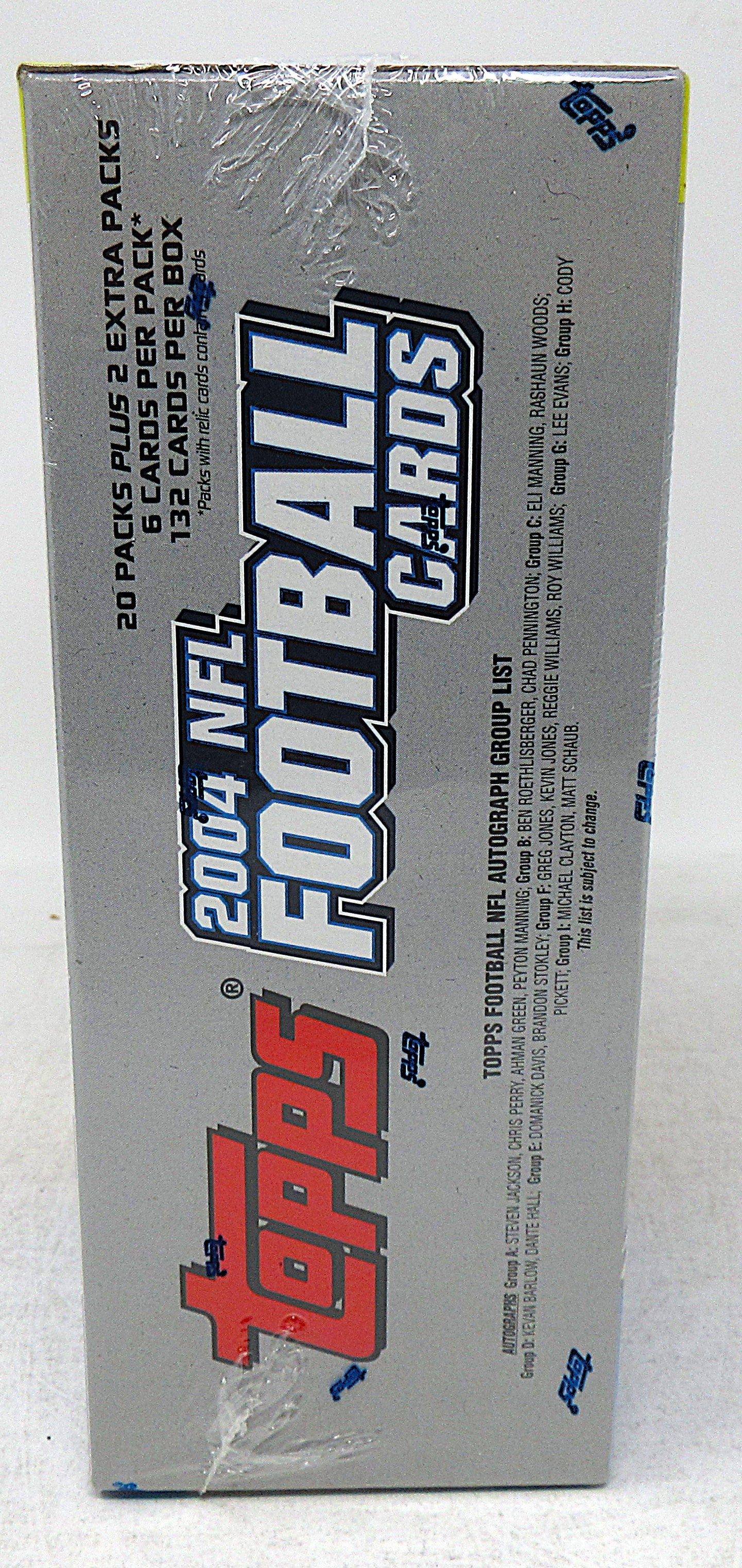 2004 Topps Football Blaster Box (22/6)