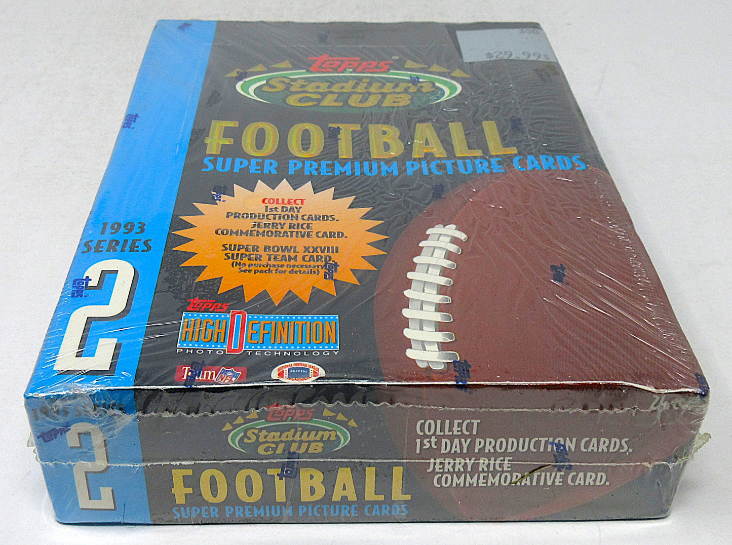 1993 Topps Stadium Club Football Series 2 Box (24/14)