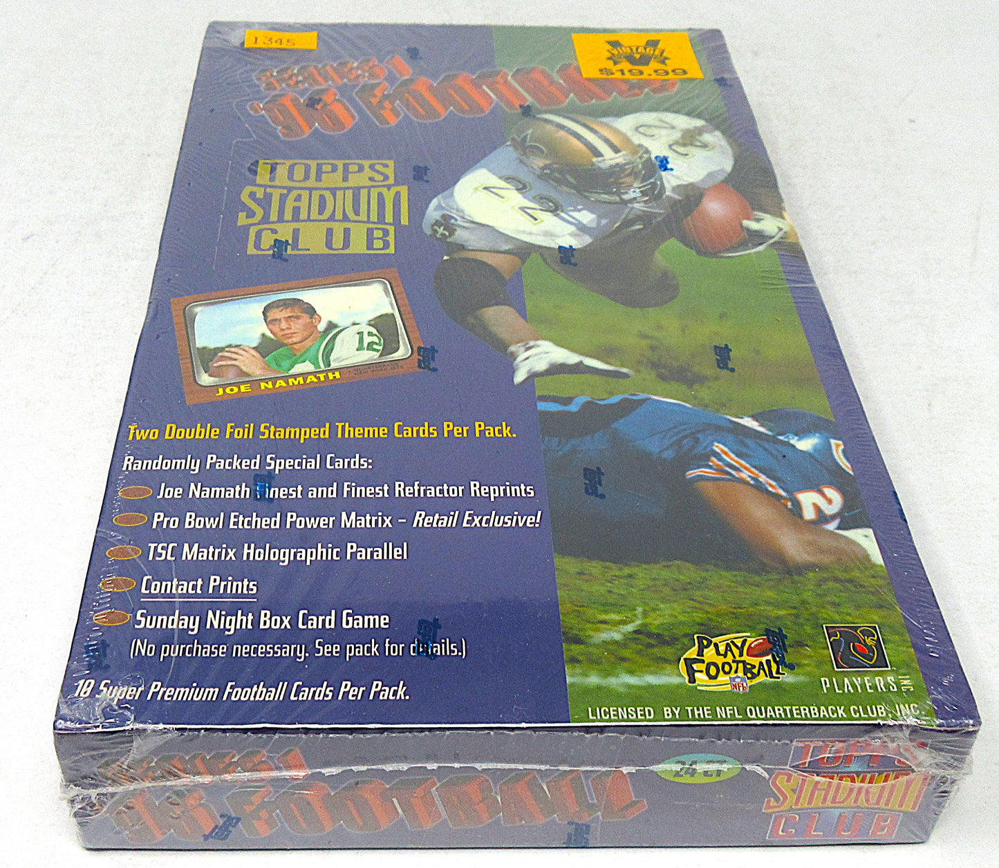 1996 Topps Stadium Club Football Series 1 Box (Retail) (24/10)