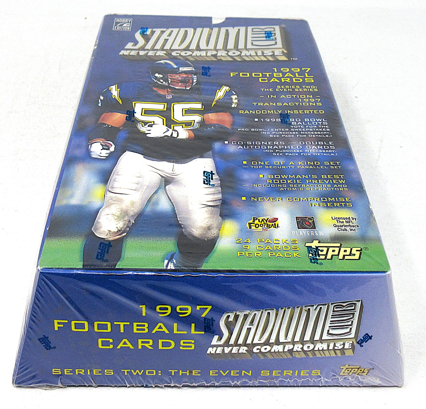 1997 Topps Stadium Club Football Series 2 Box (Even) (Hobby) (24/9)