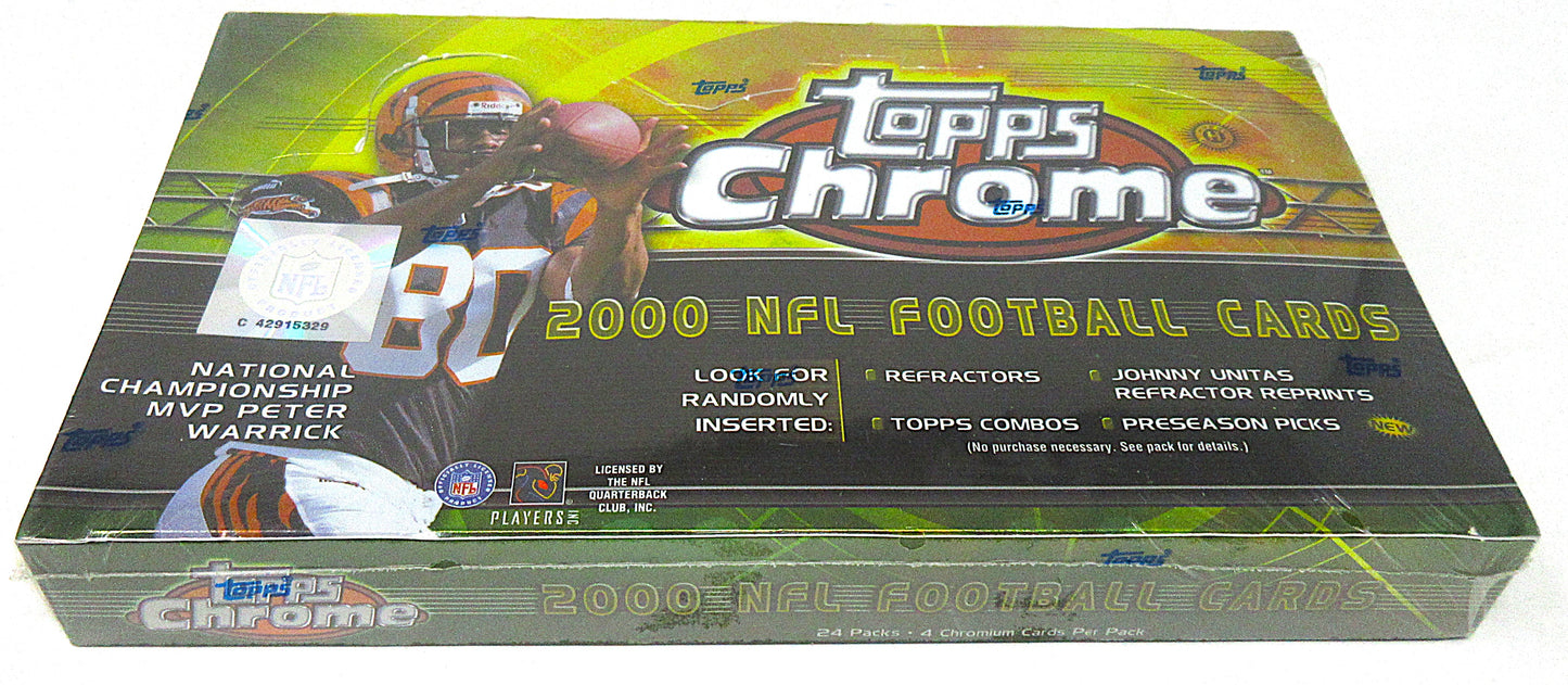 2000 Topps Chrome Football Box (Hobby) (24/4)