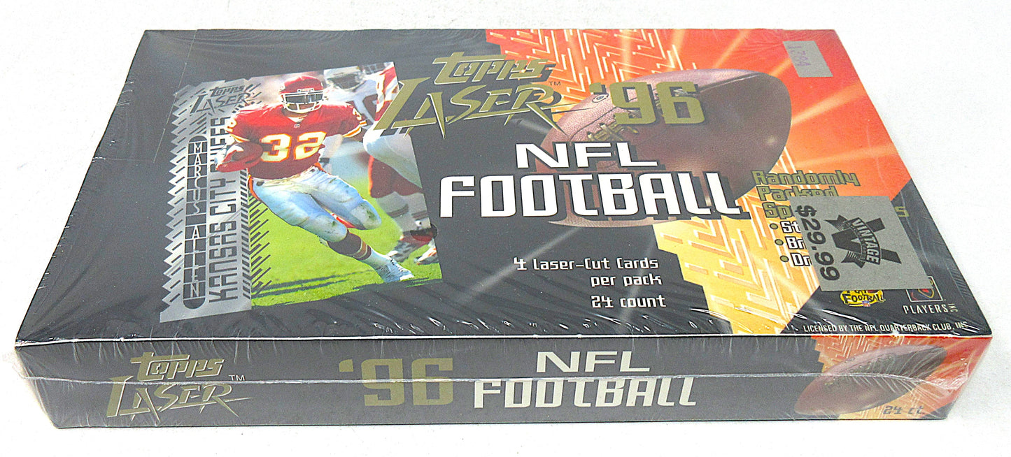 1996 Topps Laser Football Box (24/4)