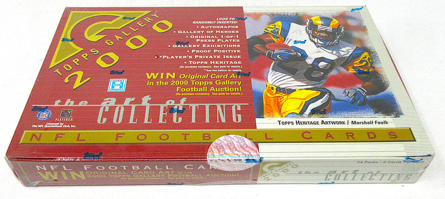 2000 Topps Gallery Football Box (Hobby) (24/6)