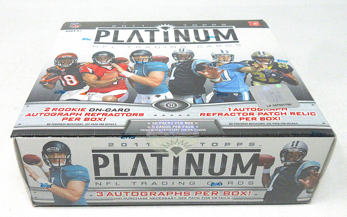 2011 Topps Platinum Football Box (Hobby) (20/5)