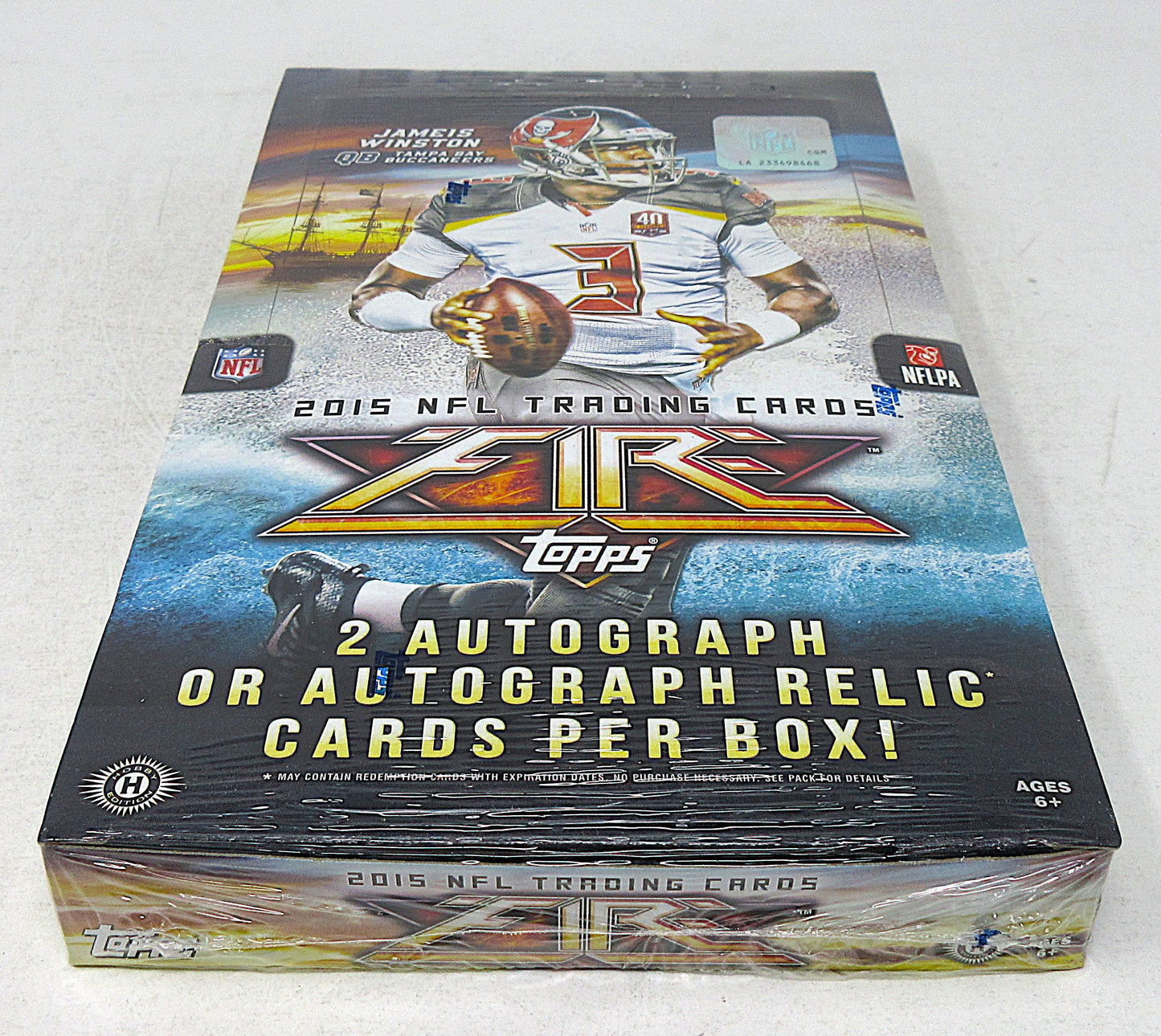 2015 Topps Fire Football Box (Hobby) (20/6)